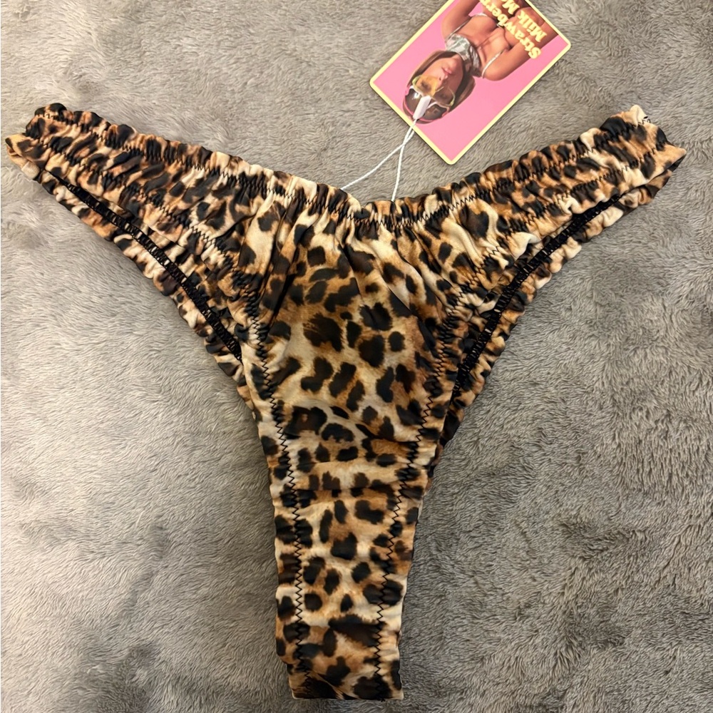 Leopard Print Bikini Bottoms
